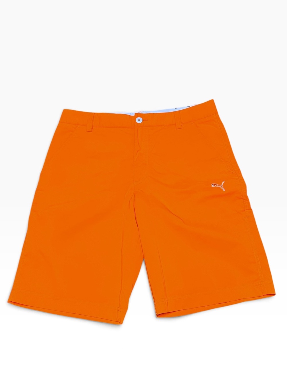 Puma Men's Vibrant Orange Tech Golf Dry Cell Shorts Size 32